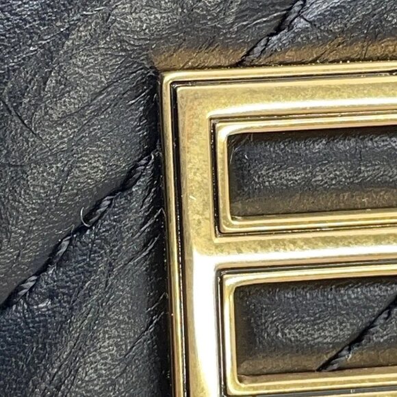 BALENCIAGA Quilted Magnetic Card Holder Crushed Calf Leather Black 782132 - Picture 7 of 7